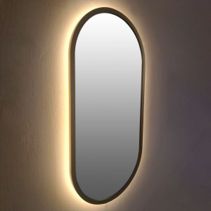 Овальное зеркало Латунь с подсветкой