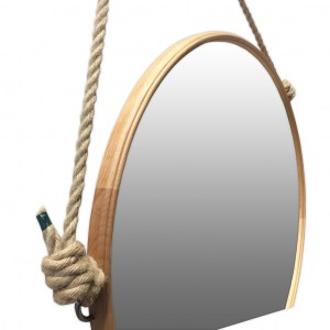 Овальное зеркало подвесное